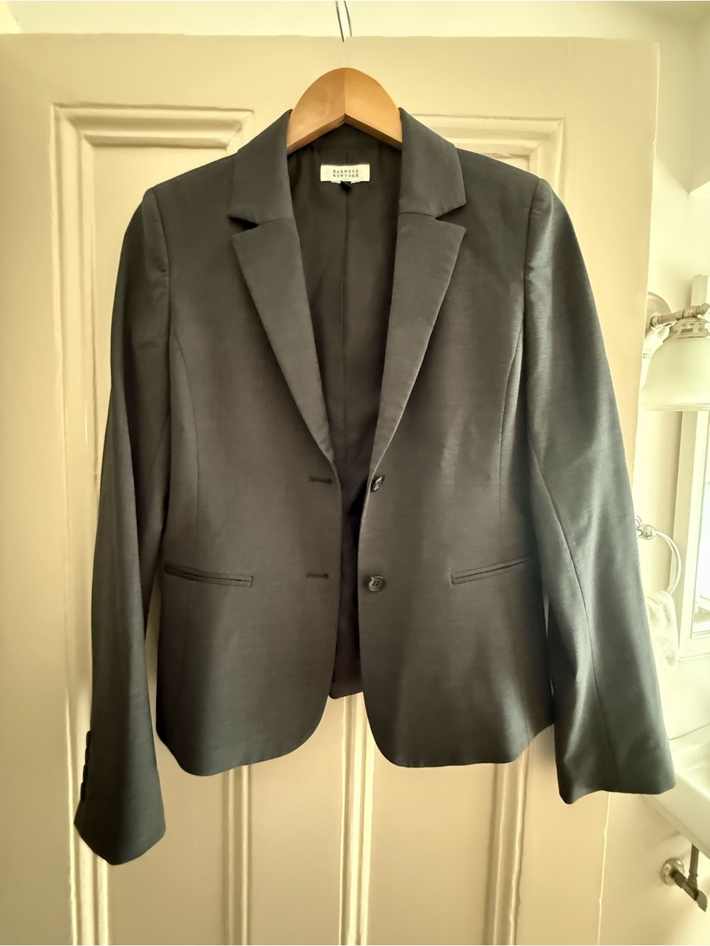Barneys New York Black Women's Tailored Blazer